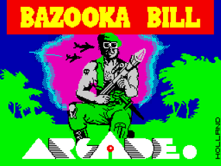 Bazooka Bill title screen for ZX Spectrum